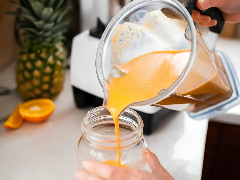 Image of a Mango Turmeric Smoothie.
